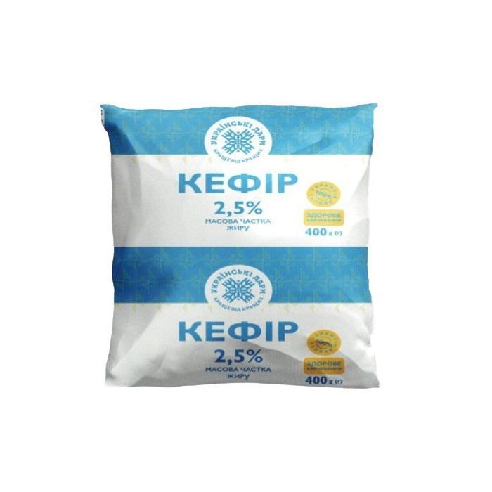 Кефір 2,5% плівка 350г